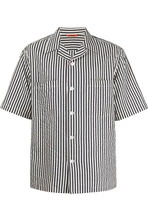 BARENA Gestreiftes Seersucker-Sweatshirt