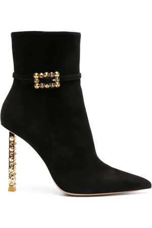 Gianvito Rossi Wonder Stiefel aus Wildleder 105mm