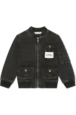Dolce & Gabbana Stückgefärbte Bomberjacke