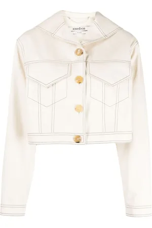 KIMHEKIM Jeansjacke mit Matrosenkragen