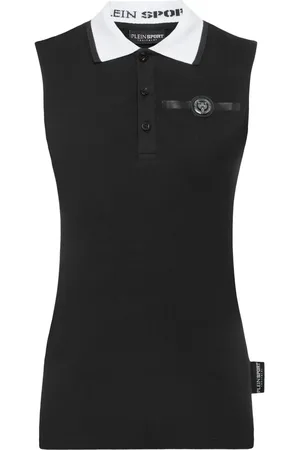 Philipp Plein Top mit Poloshirtkragen