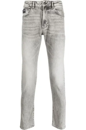 VERSACE Straight-Leg-Jeans mit Tragefalten