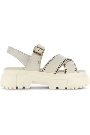 Hogan Sandalen aus Leder 55mm