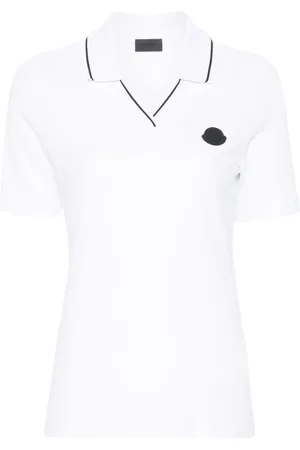Moncler Poloshirt mit Logo-Applikation