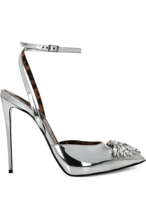 Philipp Plein Mirror Pumps mit Kristallen 100mm
