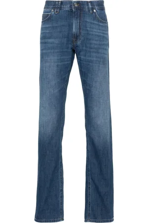 BRIONI Halbhohe Meribel Straight-Leg-Jeans