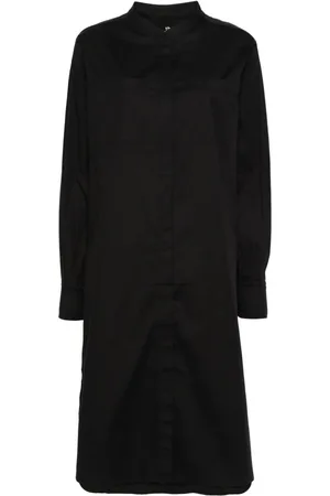 THOM KROM Popeline-Hemdkleid mit Nahtdetail