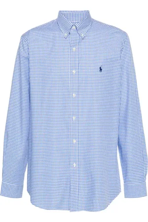 Ralph Lauren Kariertes Poloshirt mit Polo Pony