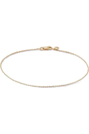 Monica Vinader 14kt Super Fine Chain Gelbgoldarmband