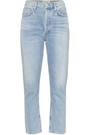 AGOLDE Hoch geschnittene Cropped-Jeans