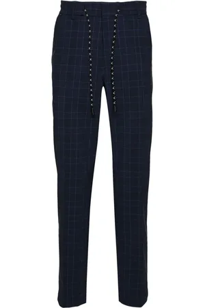 HUGO BOSS Karierte Tapered-Hose