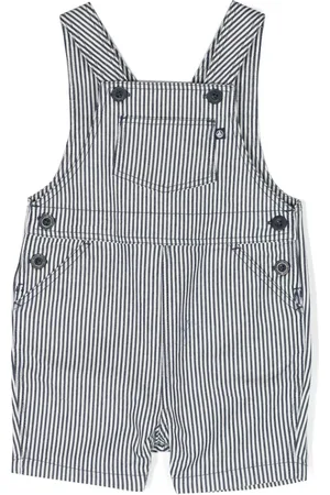 Petit Bateau Gestreifter Playsuit