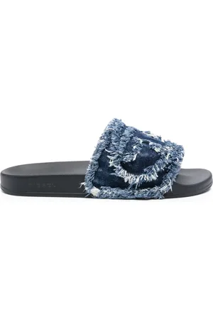 Diesel Sa-Slide D Denim-Pantoletten