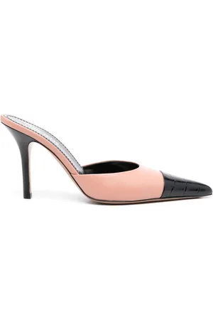 PARIS TEXAS Zweifarbige Mules 90mm