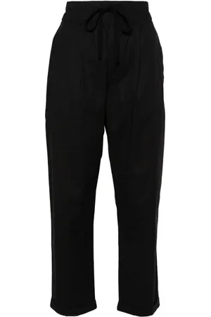 THOM KROM Gerade Baggy-Hose im Cropped-Design