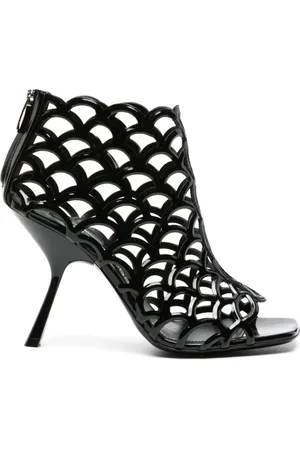 Sergio Rossi SR Mermaid Sandalen aus Lackleder 90mm