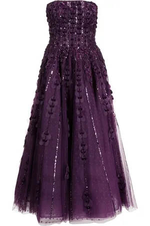 Saiid Kobeisy Kleid mit Herzapplikation