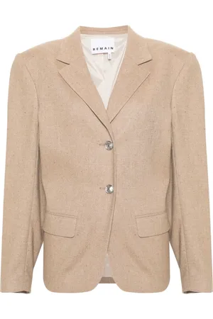 REMAIN Strukturierter Blazer mit Falten