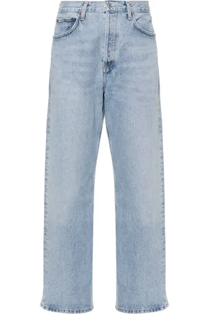 AGOLDE Tief sitzende Straight-Leg-Jeans