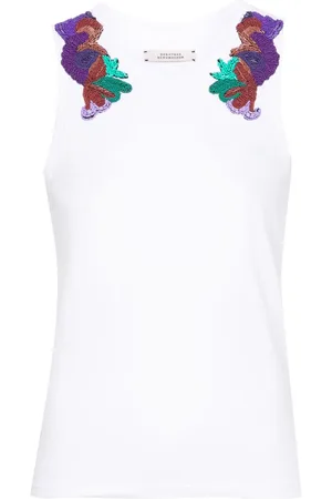 Dorothee Schumacher Tanktop mit Perlenstickerei