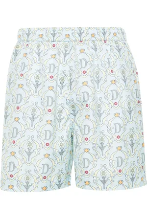 Drôle de Monsieur Badeshorts mit Logo-Print