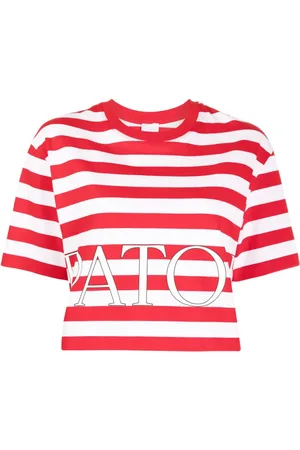 Patou Gestreiftes T-Shirt aus Bio-Baumwolle