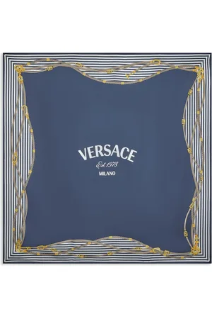 VERSACE Seidenschal mit Logo-Print