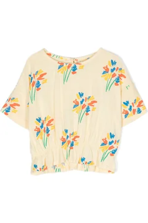 Bobo Choses T-Shirt mit Blumenstickerei