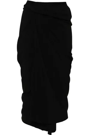 Rick Owens Asymmetrischer Rock