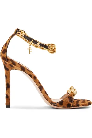 Tom Ford Zenith Sandalen mit Kalbshaar 105mm