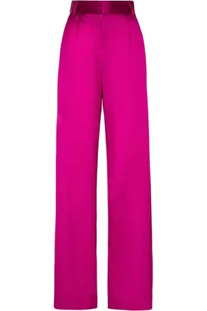 Philipp Plein High-Waist-Hose mit weitem Bein