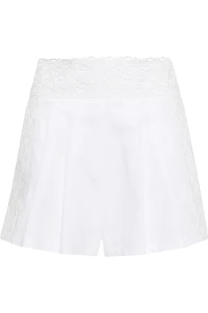 ERMANNO SCERVINO Shorts mit Spitzenbesatz