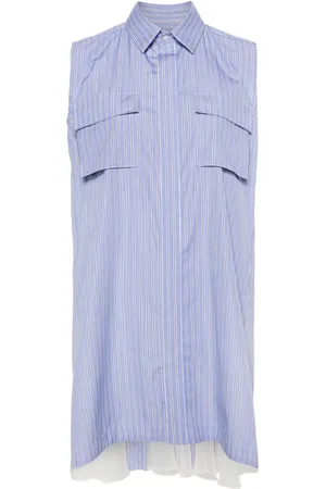 SACAI Gestreiftes Hemdkleid