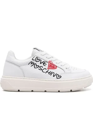 Moschino Sneakers mit Logo-Print