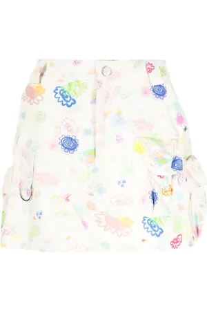 Collina Strada Minirock mit Blumen-Print