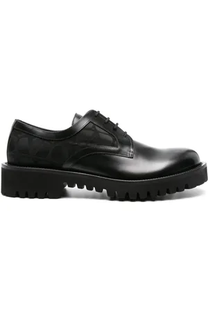 VALENTINO GARAVANI Toile Iconograhe Derby-Schuhe