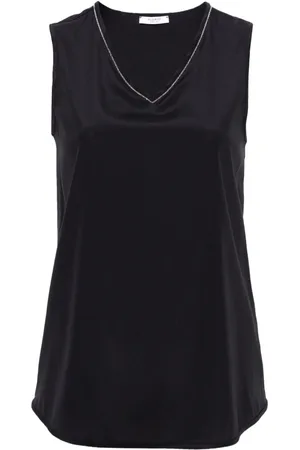 PESERICO SIGN Tanktop mit Perlen