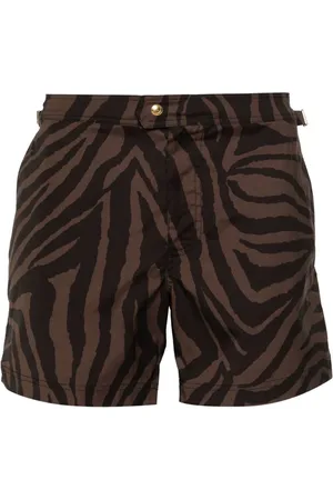 Tom Ford Badeshorts mit Zebra-Print
