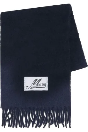 Marni Schal mit Logo-Applikation