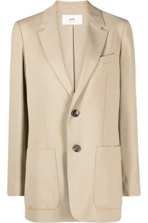 Ami Blazer mit fallendem Revers