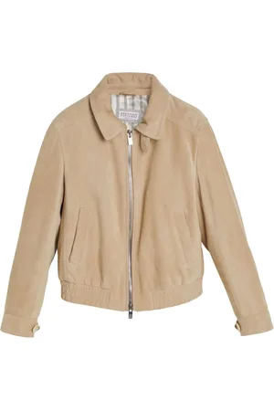 Brunello Cucinelli Leichte Wildlederjacke