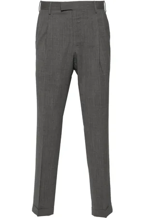 PT Torino Slim-Fit-Hose mit Falten