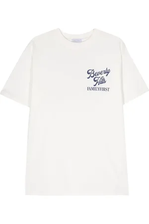 Family First T-Shirt mit Logo-Print