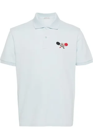 Moncler Poloshirt mit Logo-Applikation