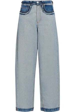 Marni Halbhohe Wide-Leg-Jeans