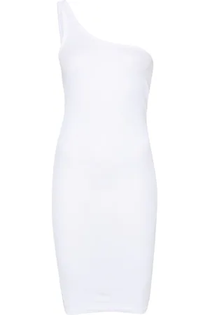 Isabel Marant Geripptes Tamaki One-Shoulder-Kleid