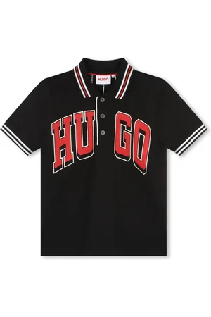 HUGO BOSS Poloshirt as Pikee mit Logo-Print