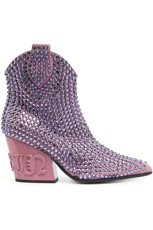 Philipp Plein Stiefel mit Kristallen 80mm
