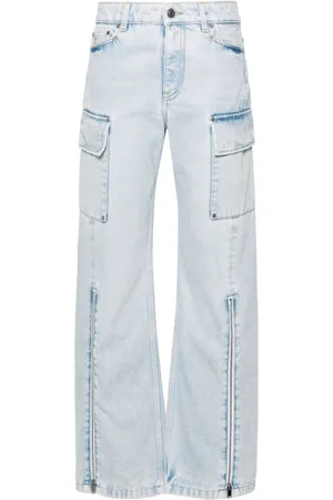 Stella McCartney Weite High-Rise-Jeans