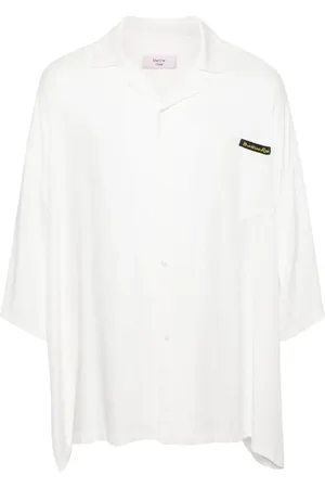 MARTINE ROSE T-Shirt mit überschnittenen Schultern